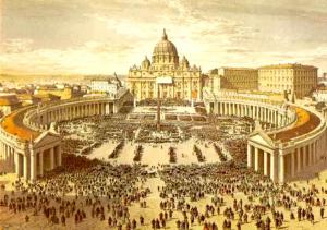 Painting-of-St-Peter-s-Basilica-roman-catholic-church-29888275-781-550